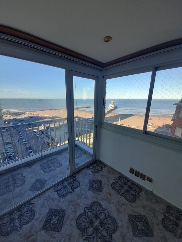 Alquiler departamento 3 ambientes con vista al mar