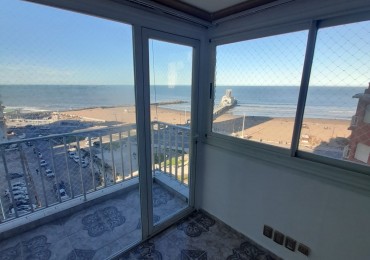 Alquiler departamento 3 ambientes con vista al mar